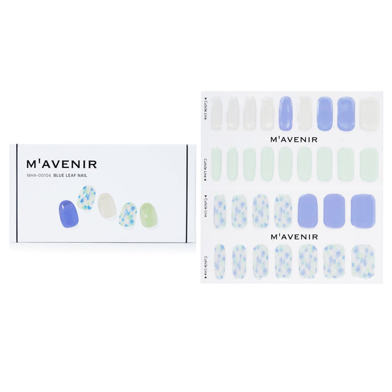 Mavenir Nail Sticker (Blue) - # Daily Knit Nail  32pcs