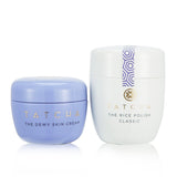 Tatcha Polish + Plump Duo:  2pcs
