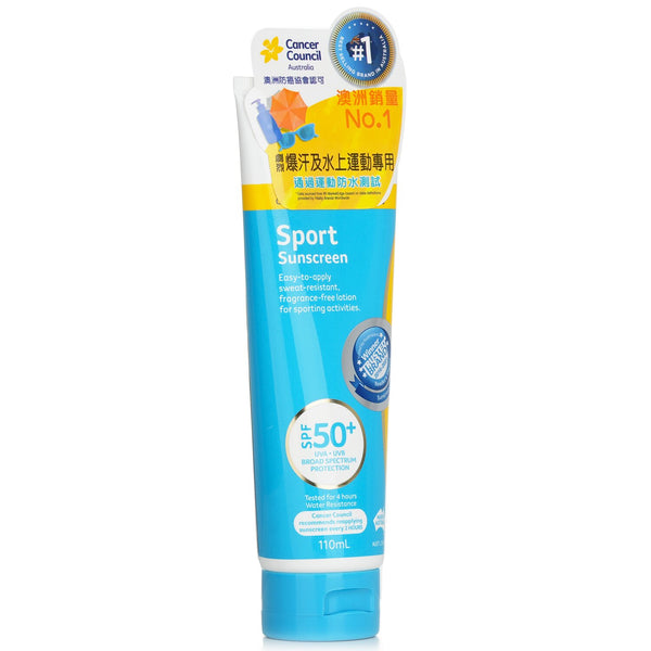 Cancer Council CCA Sport Sunscreen SPF 50  110ml