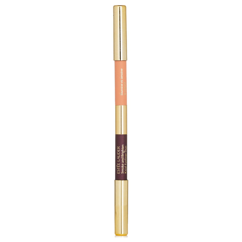 Estee Lauder Smoke & Brighten Kajal Eyeliner Duo - # 02 Bordeaux / 02 Ivory  5g/0.02oz