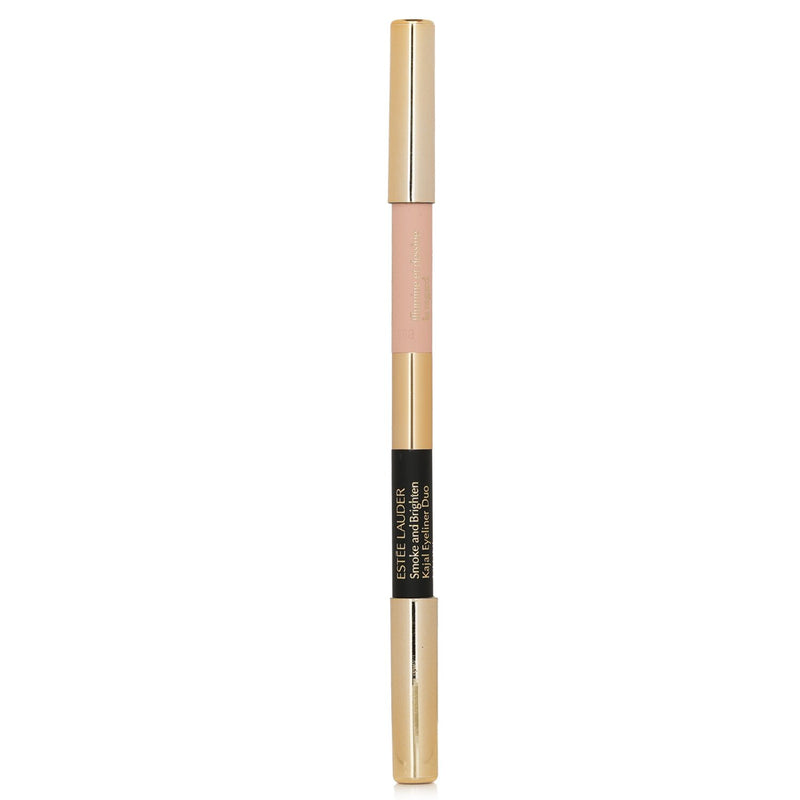 Estee Lauder Smoke And Brighten Kajal Eyeliner Duo - # Noir / Cream  0.5g/0.02oz