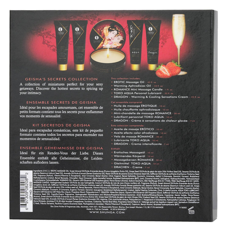SHUNGA Geisha's Secrets Collection - Sparkling Strawberry Wine 082082  1pc