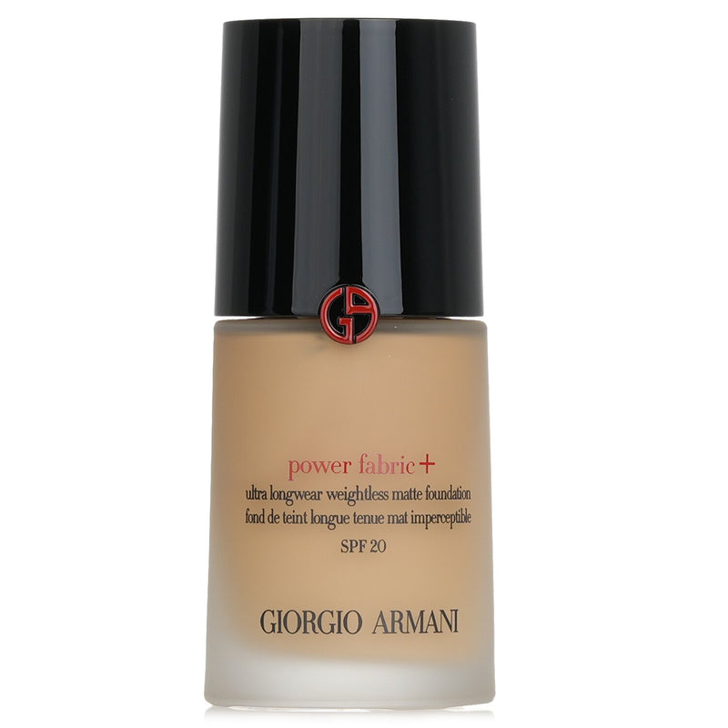 Giorgio Armani Power Fabric+ Ultra Longwear Weightless Matte Foundation SPF 20 - # 4  30ml/1oz