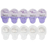 Miche Bloomin' Quarter Veil 1 Day Color Contact Lense (107 Clear Grege) - - 4.00  10pcs