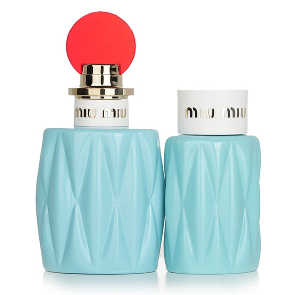 Miu Miu Eau De Parfum Spray Set:  2pcs