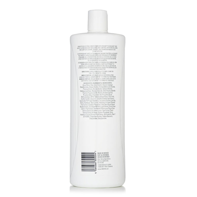 Nioxin Density System 4 Scalp Therapy Conditioner (Colored Hair, Progressed Thinning, Color Safe)  1000ml/33.8oz