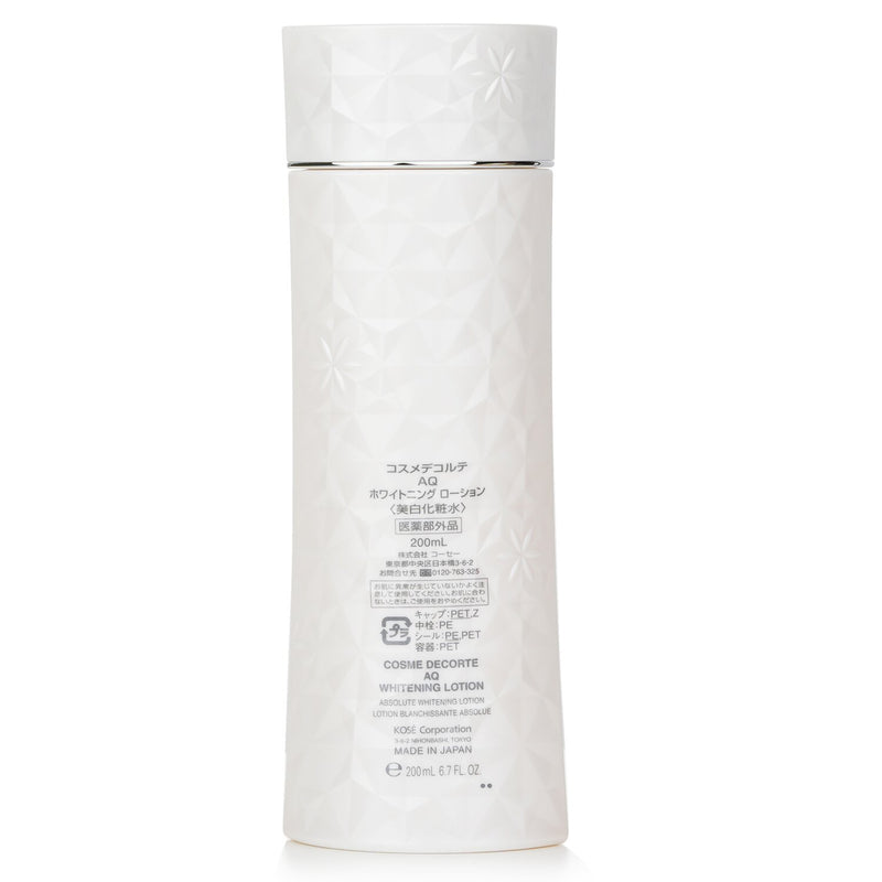 Cosme Decorte AQ Whitening Lotion  200ml/6.7oz
