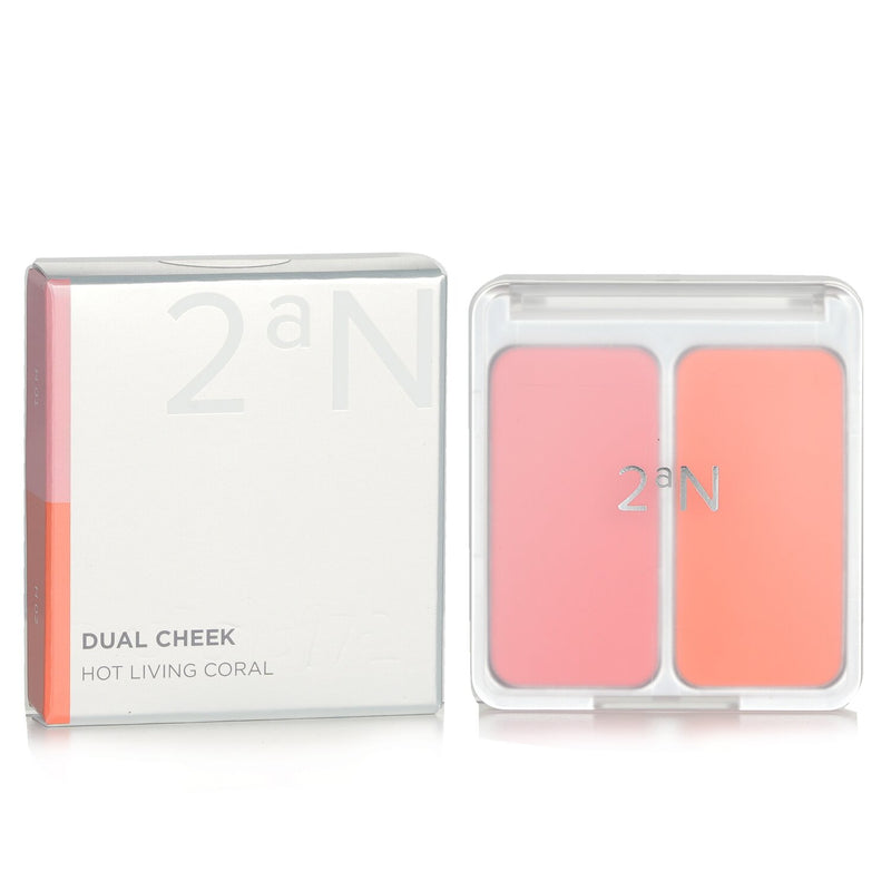 2aN Dual Cheek - # 4 Hot Living Coral  /