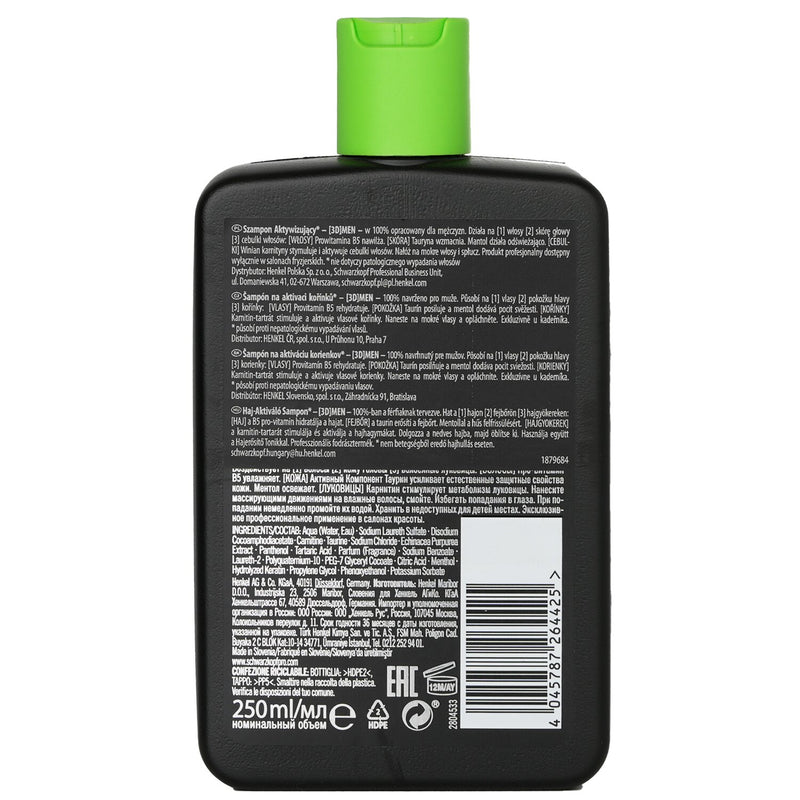 Schwarzkopf [3D] Men Root Activator Shampoo  250ml/8.4oz