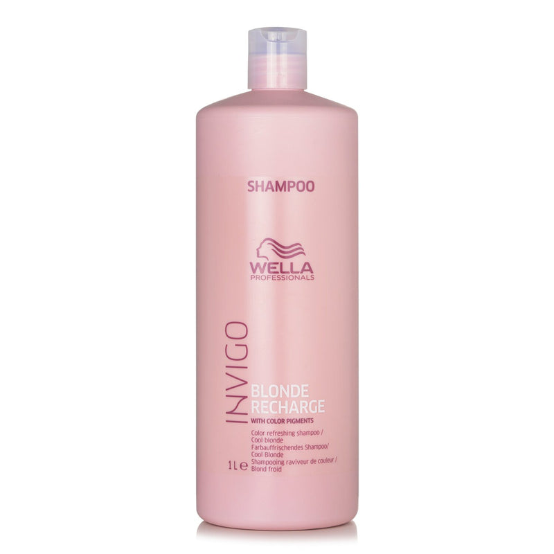 Wella Invigo Blonde Recharge Color Refreshing Shampoo - # Cool Blonde  1000ml/33.8oz