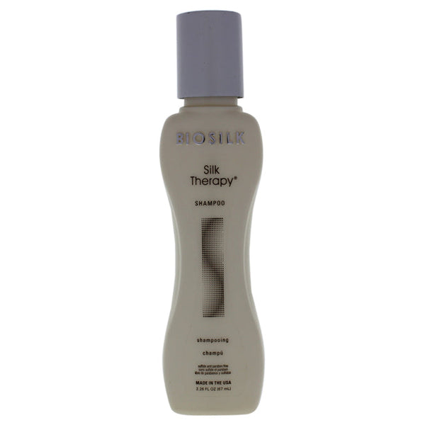 Biosilk Silk Therapy Shampoo - Travel Size by Biosilk for Unisex - 2.26 oz Shampoo