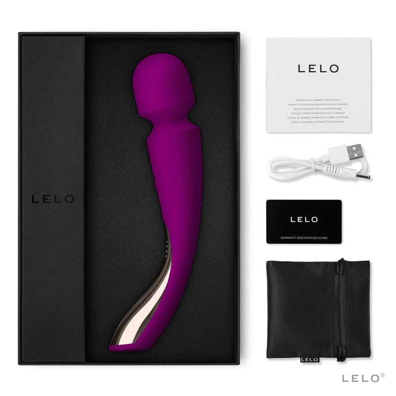 LELO Smart Wand 2 Medium Massager - # Deep Rose  1pc