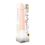 EXE Ultra-Soft Vibrating Dildo Massager - L  1pc