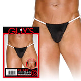 A-One Guy's Men's Hemp Rope Thong GS-006 - # Black  1 pc