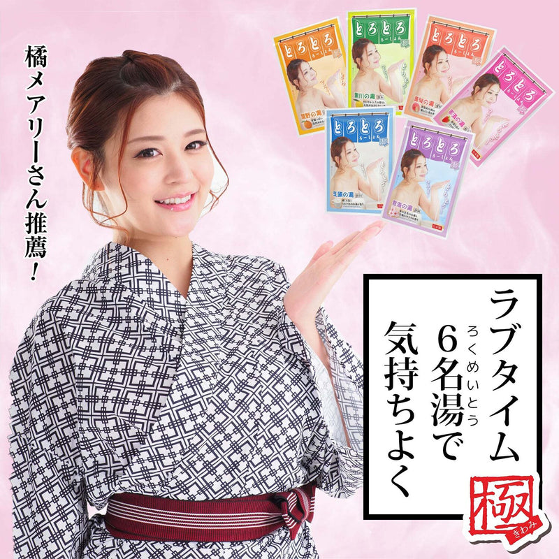 DNA JAPAN <Ehime> Dogo Onsen Toro Toro Hot Spring Bath Lubricant - Peach  30g