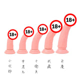 A-One Wuyi Suction Plate 16.5cm Simulation Dildo Massage Stick  1 pc