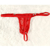 A-One Guy's Men's Lace Thong GS-004 - # Red  1 pc