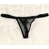 A-One Guy's Men's Fishnet Thong GS-007 - # Black  1 pc