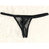 A-One Guy's Men's Fishnet Thong GS-007 - # Black  1 pc