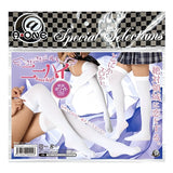 A-One Knee High Socks - # White  1 pc
