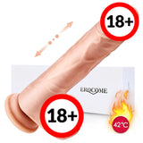 Erocome Aquila Auto Thrustin Rotating Vibrating Heating Dildos  1 pc