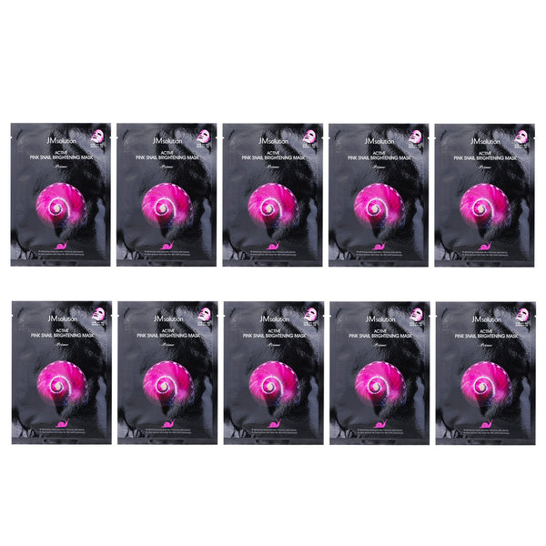 JM Solution Active Pink Snail Brightening Mask Prime  10pcsx30ml