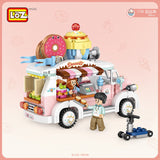 Loz LOZ Mini Blocks - Dessert Cart  14 x 18 x 8 cm