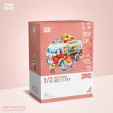 Loz LOZ Mini Blocks - Pizza Car  14 x 18 x 8 cm