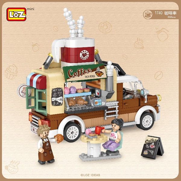 Loz LOZ Mini Blocks - Coffee Car  14 x 18 x 8 cm