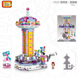 Loz LOZ Dream Amusement Park Series - Drop Tower  22 x 18.5 x 4.5
