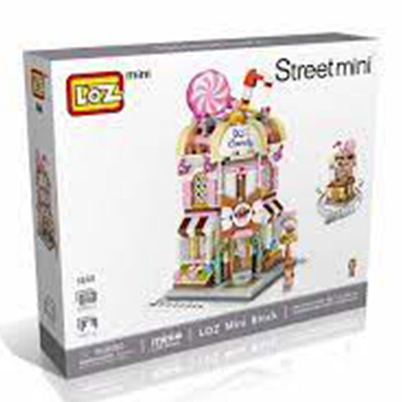 Loz LOZ Street Series - Candy Shop  19.5x16.5x4.5cm