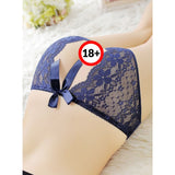 My Outfitssss Seductive sheer women's opening panties - # Blue Medium  1 pc