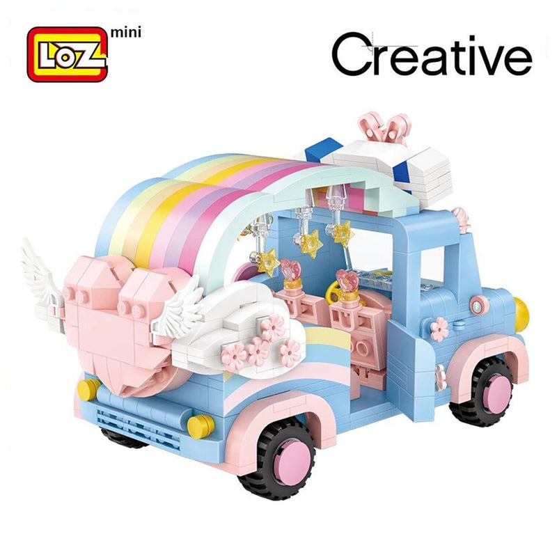 Loz LOZ Creator - Rainbow Car  20 x 15 x 8cm