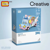 Loz LOZ Creator - Rainbow Car  20 x 15 x 8cm