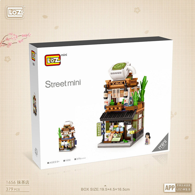 Loz LOZ Street Series - Matcha Shop  16.5x12.5x8cm