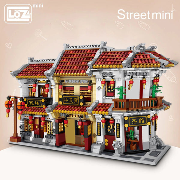 Loz LOZ Mini Blocks - Teahouse  42 x 30 x 5 cm