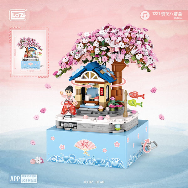 Loz LOZ Mini Blocks - Sakura Music Box  23x27x56 cm