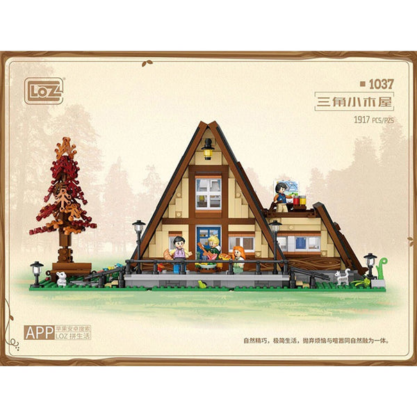 Loz LOZ Mini Blocks - Triangle Cabin  40 x 28 x 9.5cm