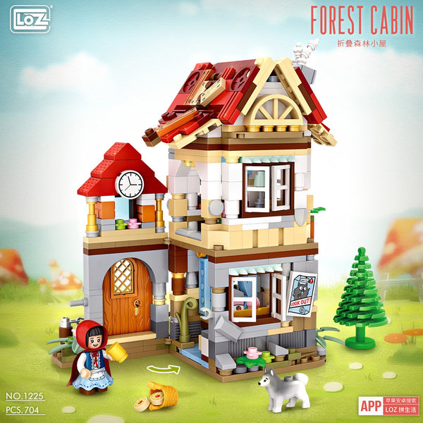 Loz LOZ Mini Blocks - Forest Cabin  24 x 20.5 x 5cm