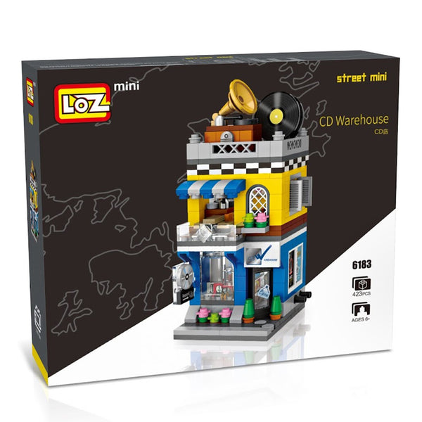 Loz LOZ Mini Blocks - Record Store  20 x 17 x 5 cm