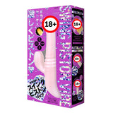 PPP Heated Tip Swing Piston Rechargeable Rabbit Vibrator - # Pink  1pc