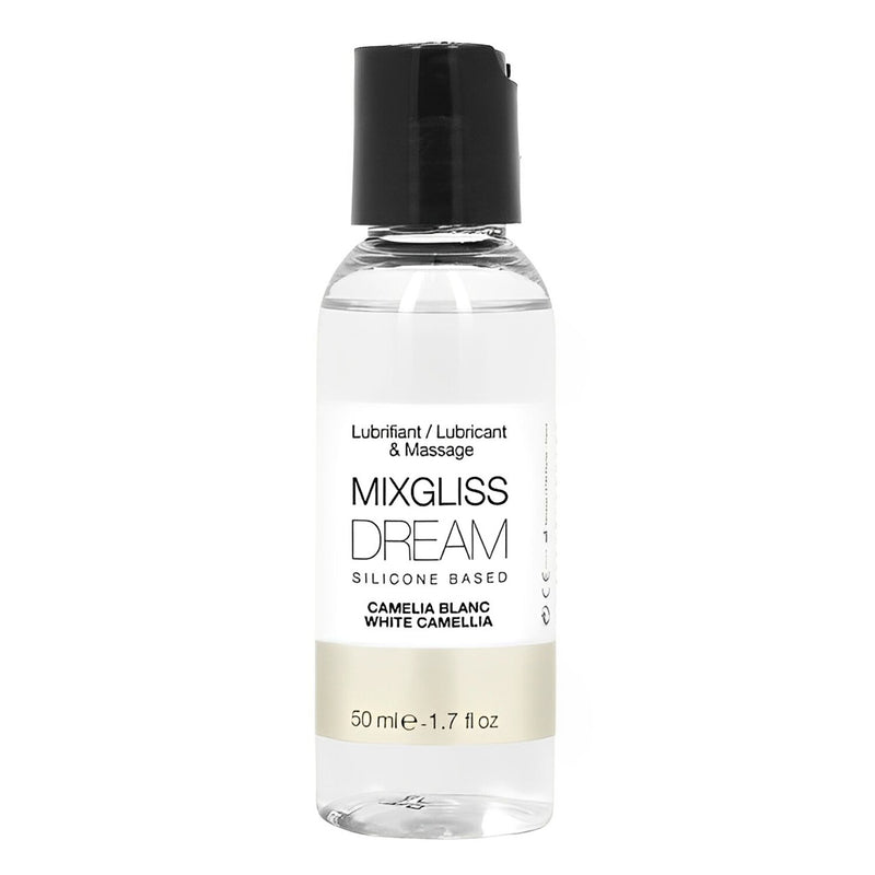 MIXGLISS Dream 2 in 1 Silicone Based Lubricant & Massage - White Camellia  50ml / 1.7oz