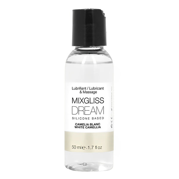 MIXGLISS Dream 2 in 1 Silicone Based Lubricant & Massage - White Camellia  50ml / 1.7oz