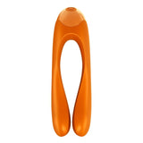 Satisfyer Candy Cane Finger Vibrator - # Orange  1pc