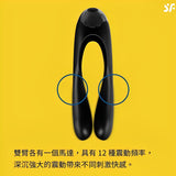 Satisfyer Candy Cane Finger Vibrator - # Black  1pc