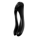 Satisfyer Candy Cane Finger Vibrator - # Black  1pc
