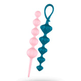 Satisfyer Love Beads Super Soft Silicone Anal Beads - # Multi Colored  1pc