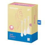 Satisfyer Yoni Power 1 Training Set - # White  1pc