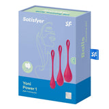 Satisfyer Yoni Power 1 Balls Training Set - # Red  1pc