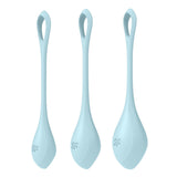 Satisfyer Yoni Power 2 Balls Training Set - # Blue  1pc